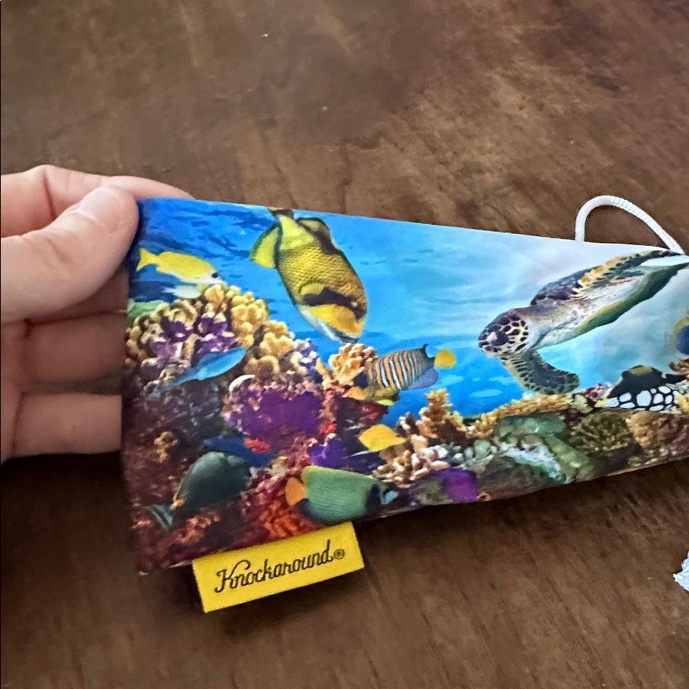 NWOB Knockaround Sunglasses Fort Knocks CORAL REEF Limited Edition Sold Out HTF - Picture 7 of 7